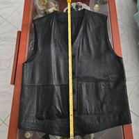 gilet in vera pelle xl