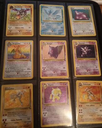 Pokémon set Fossil holo completo 62/62
