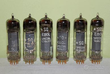 E80L PHILIPS MINIWATT Pinched Waist 6 Pezzi n.o.s