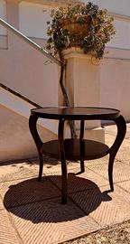 '900 Decó - Tavolino In Mogano Ebanizzato 