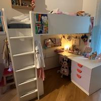 Letto a soppalco Ikea Smastad