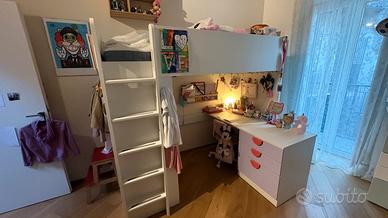 Letto a soppalco Ikea Smastad