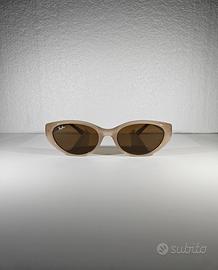 Occhiali Ray Ban RB 4457D Trasparent Beige.
