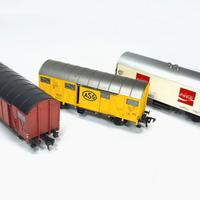 Fleischmann 3 Vagoni Merci scala HO - Vintage