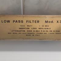 BERO ELETTRONICA FILTRO PASSA BASSO HF MOD. X30-1