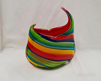 Vaso vetro arcobaleno