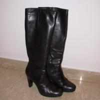 Stivale alto pelle donna