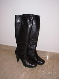 Stivale alto pelle donna