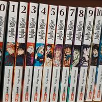 Manga Jujutsu Kaisen, volumi da 0 a 14