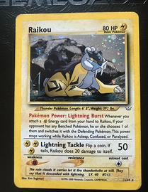 POKÉMON NEO REVELATION RAIKOU HOLO 13/64 LP ENG