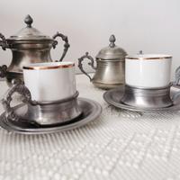 Servizio vintage in peltro 