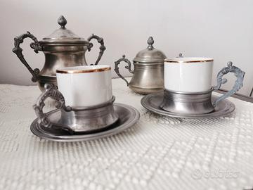 Servizio vintage in peltro 