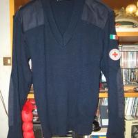 Maglione Lana Croce Rossa Italiana Large