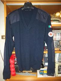 Maglione Lana Croce Rossa Italiana Large
