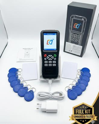Lettore/Scrittore RFID NFC IX100 + Kit Tag e Card