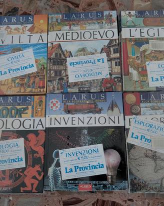 Lotto Libri "Alla Scoperta del Mondo" Ed. Larus