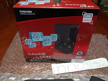 Hard Disk Esterno Toshiba Canvio 4TB HDD Usb 3.0