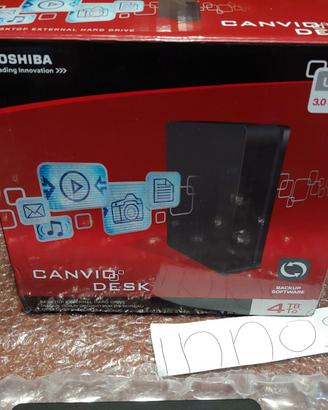 Hard Disk Esterno Toshiba Canvio 4TB HDD Usb 3.0