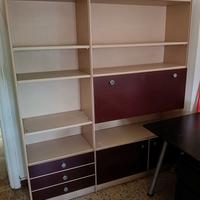 Libreria con ante e cassetti