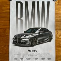 Poster BMW M3 G80 30x42cm
