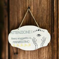 Targa Decorativa - Affermazione e codice Grabovoi 