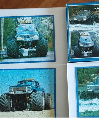Puzzle Vintage MB Bigfoot 4x4x4 Monster Truck