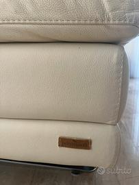 Divano in vera pelle beige – poltrone e sofà