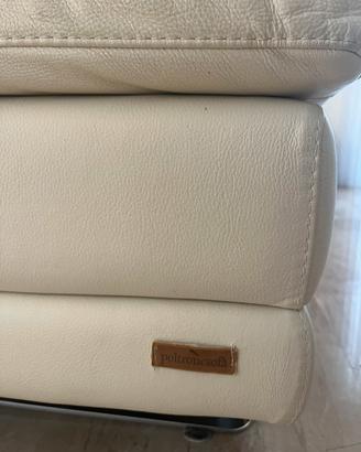 Divano in vera pelle beige – poltrone e sofà