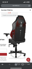 Sedia gaming SecretLab diablo