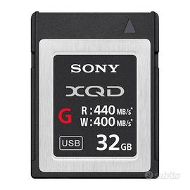 Scheda memoria XQD 32 Gb