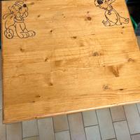 Tavolino legno per bambini