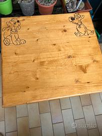 Tavolino legno per bambini