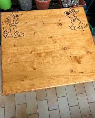 Tavolino legno per bambini