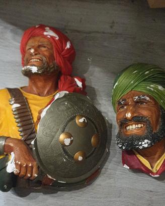 Sculture in gesso Bossons Company 