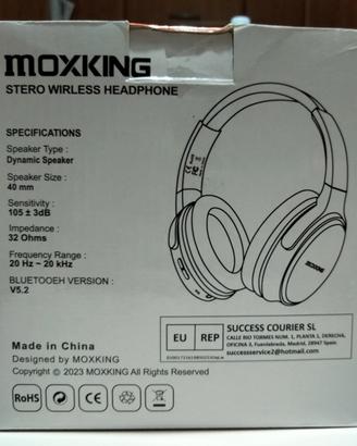 Cuffie bluetooth music sound 