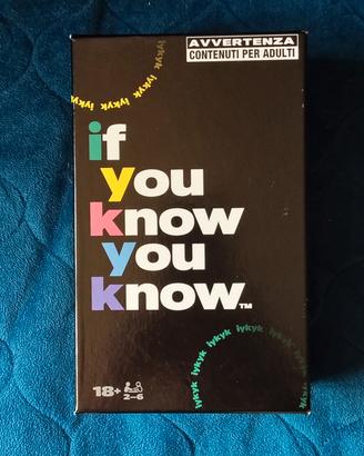 Gioco da tavolo "If you know you know" 