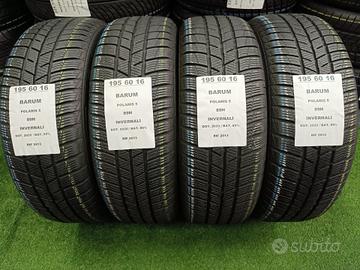4 GOMME 195 60 16 BARUM INV RIF2613