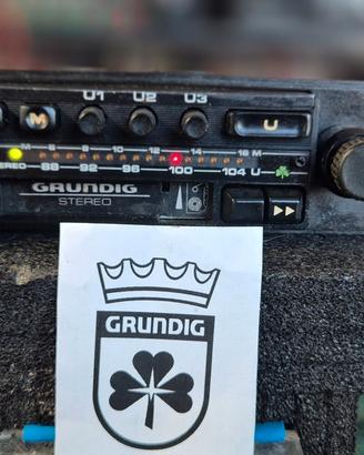 Autoradio Vintage Anni '70 Grundig WKC 2535
