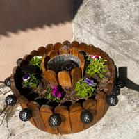 Vazo fatto a mano con fontana