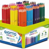 Confezione per la Scuola da 192 Matite a Pastello