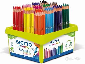 Confezione per la Scuola da 192 Matite a Pastello