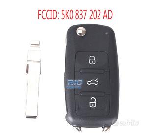 CHIAVE COMPLETA VOLKSWAGEN VW SEAT SKODA VARI MODE