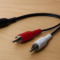 Cavo RCA 1 femmina a 2 maschi RCA  Confez. 10 Pz