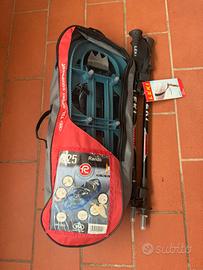 Ciaspole TSL 225 Rando + Bastoni Leki Makalu