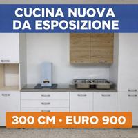 Cucina NUOVA da esposizone 3 metri