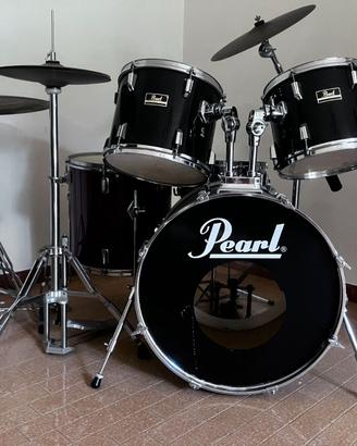 Batteria acustica completa Pearl + piatti Istanbul