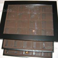 Teca in legno ad 1 ripiano e 2 cassetti PRECIOUS C