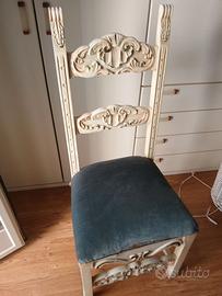 Antica sedia stile siciliano