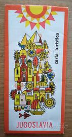 Carta turistica Jugoslavia