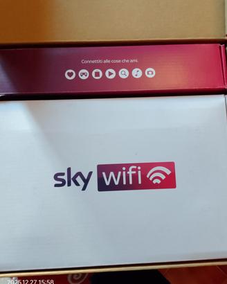 MODEM SKY WIFI HUB WIFI 6 FIBRA FTTH/FTTC NUOVI